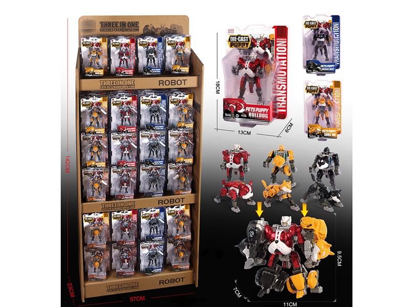 DEFORMATION ROBOTS,72PCS/DISPLAY BOX - HP1222420