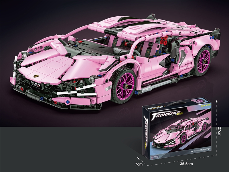 FREE WAY BUILDING BLOCKS CAR,1280PCS - HP1222521