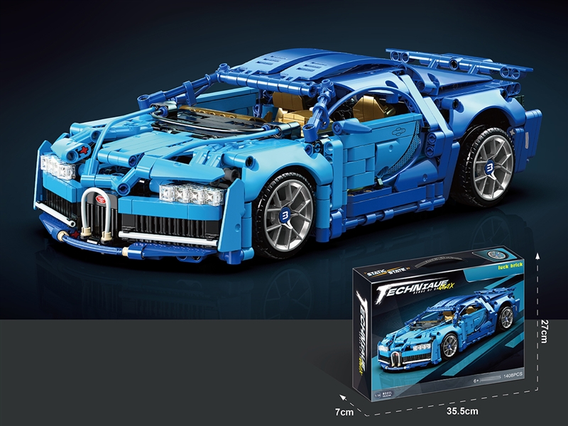 FREE WAY BUILDING BLOCKS CAR,1408PCS - HP1222522