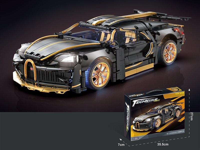 FREE WAY BUILDING BLOCKS CAR,1368PCS - HP1222525
