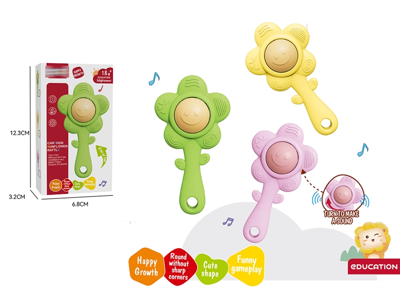 BABY RATTLE,3COLOURS - HP1222588