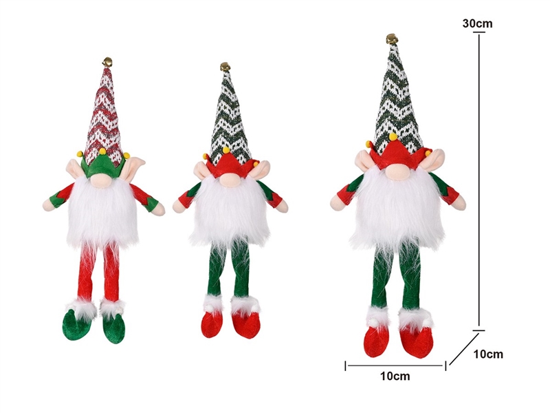 PLUSH CHRISTMAS CRAFTS W/LIGHT（NOT INCLUDED BATTERY） - HP1222776