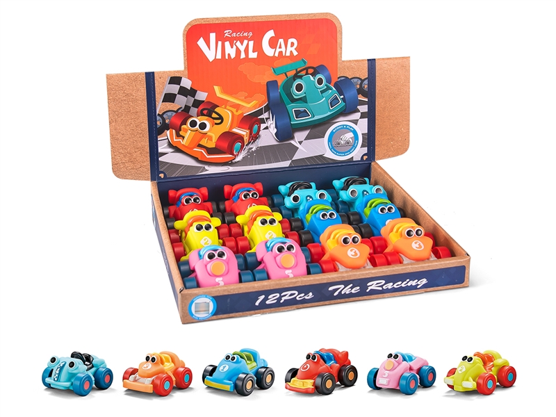 FREE WAY VINYL CAR,6ASST,12PCS/DISPLAY BOX - HP1222939