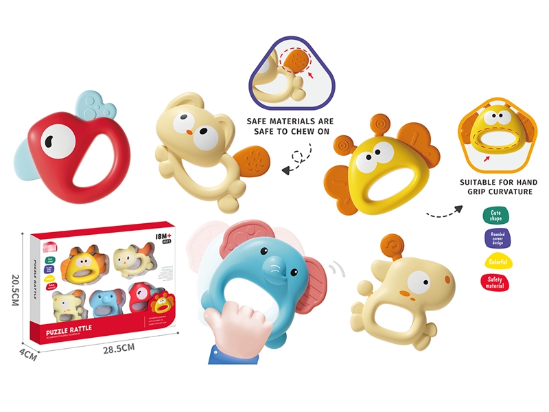 BABY RATTLE 5PCS - HP1223103