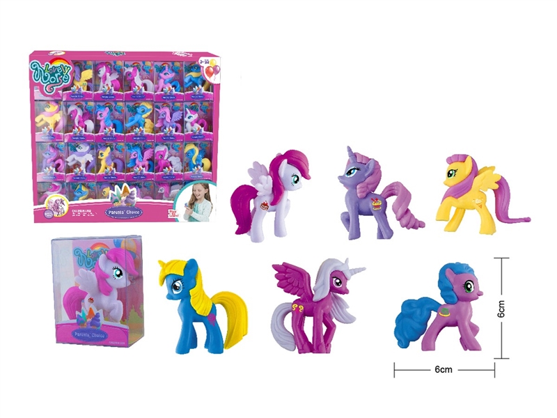 VINYL HORSE SET , 24PCS/DISPLAY BOX - HP1223355