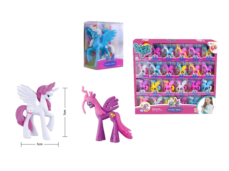 VINYL HORSE SET , 24PCS/DISPLAY BOX - HP1223356