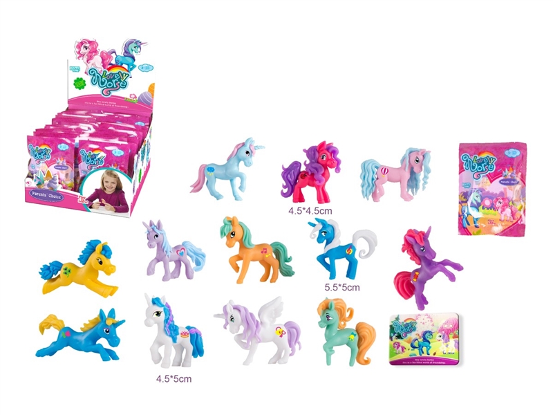 VINYL HORSE SET , 36PCS/DISPLAY BOX - HP1223359