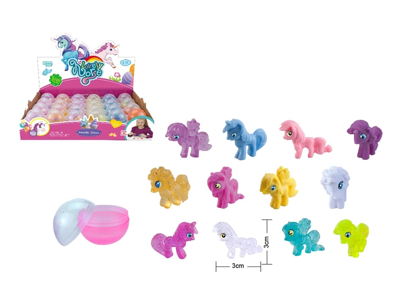 VINYL HORSE SET , 24PCS/DISPLAY BOX - HP1223363