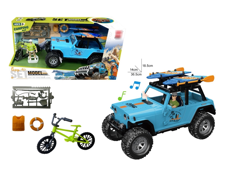 FRICTION CAR SET W/LIGHT & SOUND - HP1223392