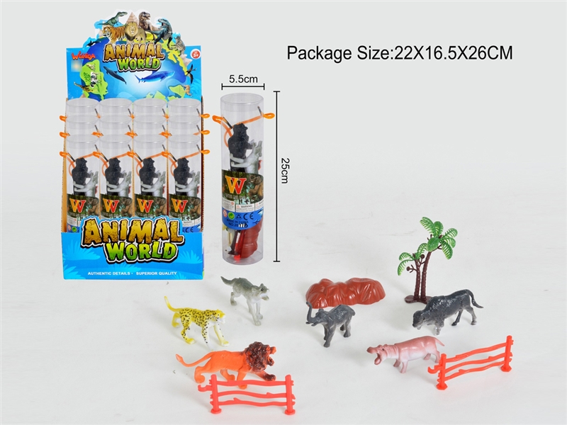 ANIMALS SET,12PCS/DISPLAY BOX - HP1223461