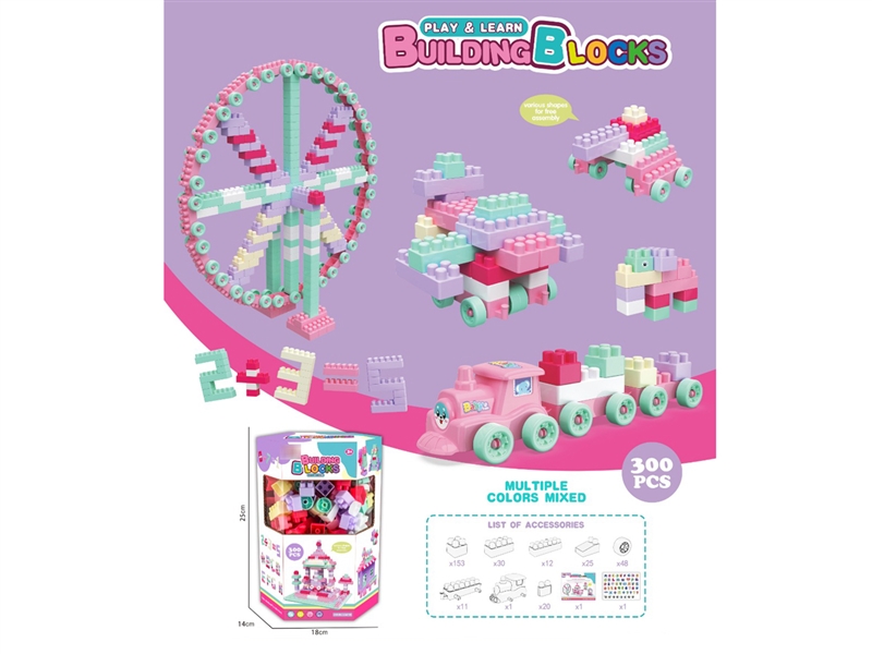 BUILDING BLOCK 300PCS - HP1223504