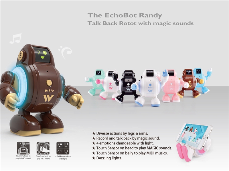 ROBOT W/LIGHT & MAGIC MUSIC( NOT INCLUDED BATTERY ) - HP1223751