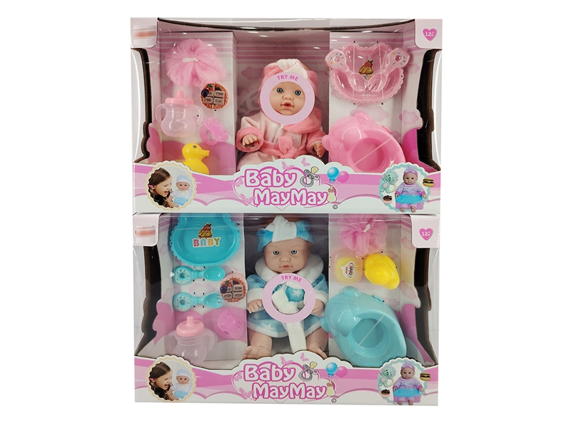 30CM BLOW MOLD DOLL W/ACCESSORIES & 6 SOUND IC - HP1223783