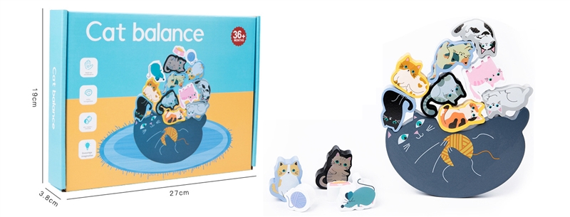 WOODEN CAT BALANCE - HP1224709
