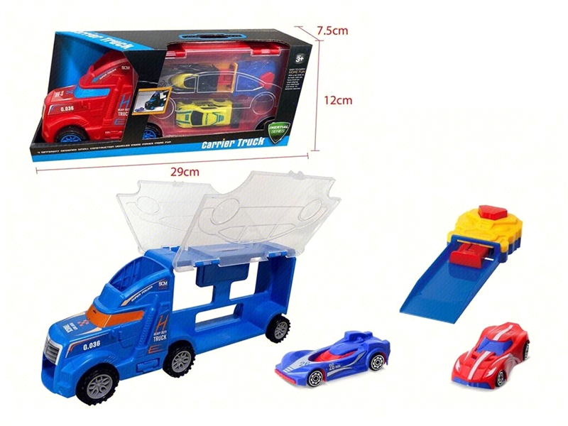 FREE WAY TRUCK W/CATAPULT CAR 2PCS - HP1224735