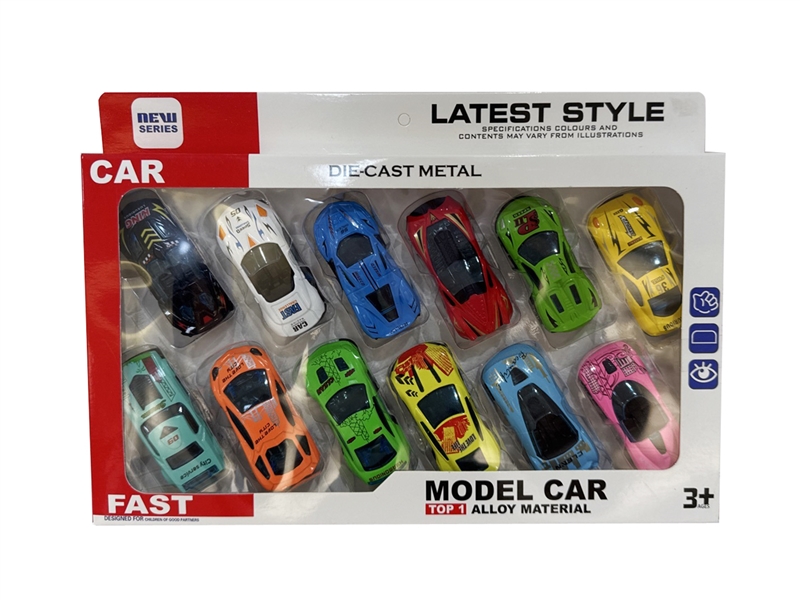 FREE WAY DIE-CAST CAR 12PCS - HP1224794