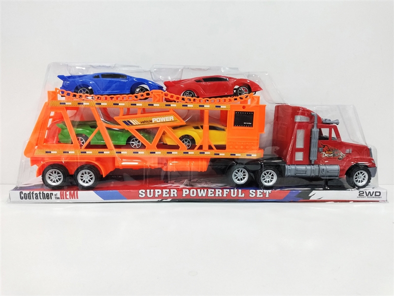 FRICTION CAR W/4 FREE WAY CARS - HP1224809