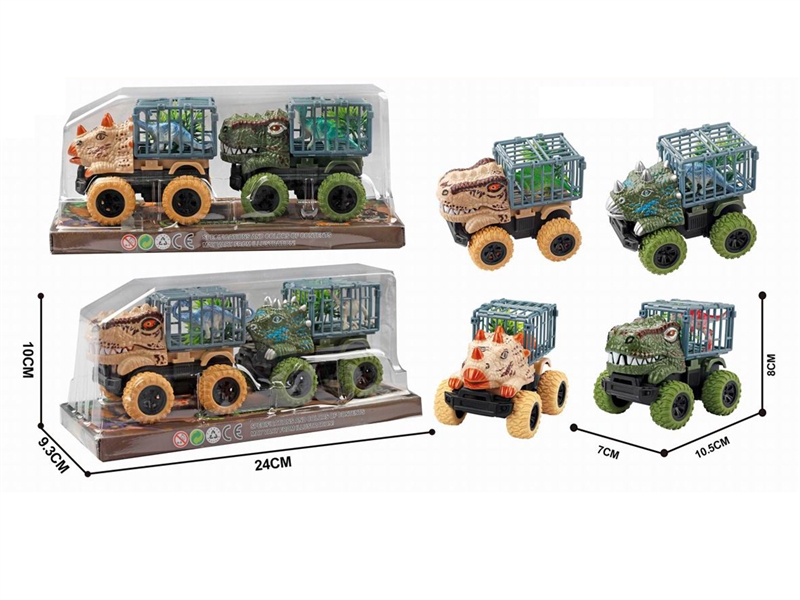 FRICTION DINOSAUR CAR  2ASST - HP1224860
