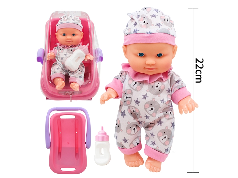 22CM BLOW MOLD DOLL W/ACCESSORIES - HP1225455