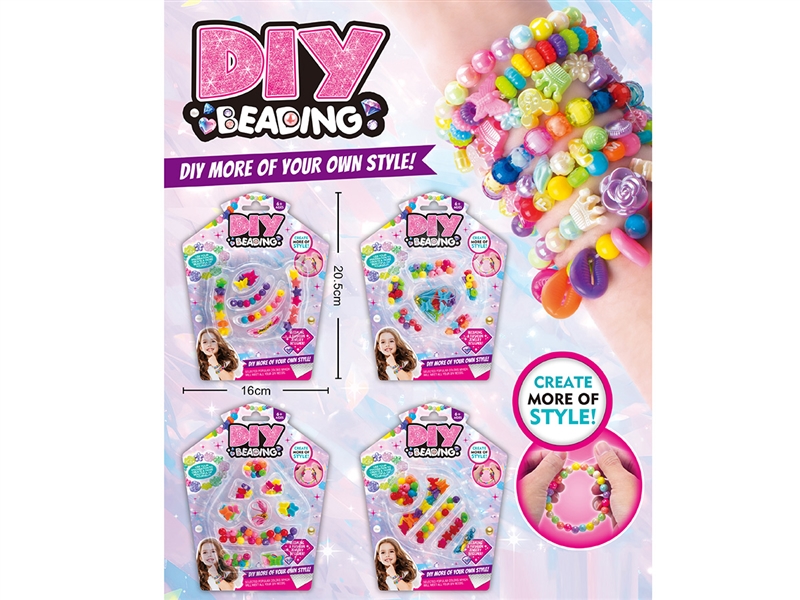 DIY CRAFT BEAD,4ASST - HP1226002
