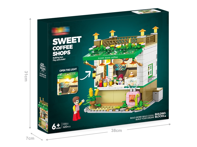 BUILDING BLOCKS 620PCS W/LIGHT - HP1227286
