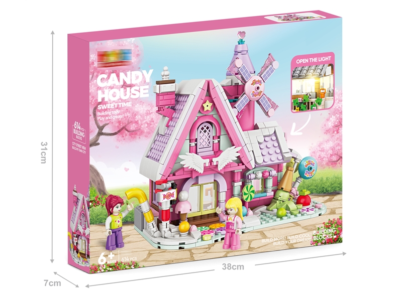 BUILDING BLOCKS 614PCS W/LIGHT - HP1227290