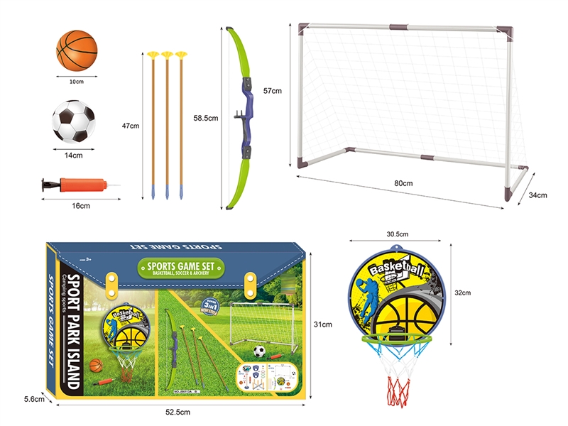 3 IN 1 SPORTS GAME SET - HP1227602