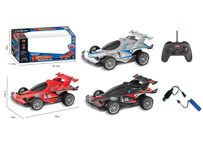 1:18 4-CHANNE R/C CAR,2COLOURS（INCLUDED BATTERY） - HP1227721