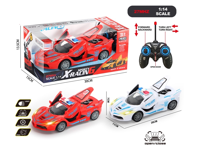 5-CHANNE R/C CAR W/LIGHT & DOOR CAN OPEN (NOT INCLUDED BATTERY) - HP1227980