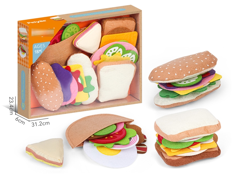 FABRIC RIFF BREAD SET 32PCS - HP1228074