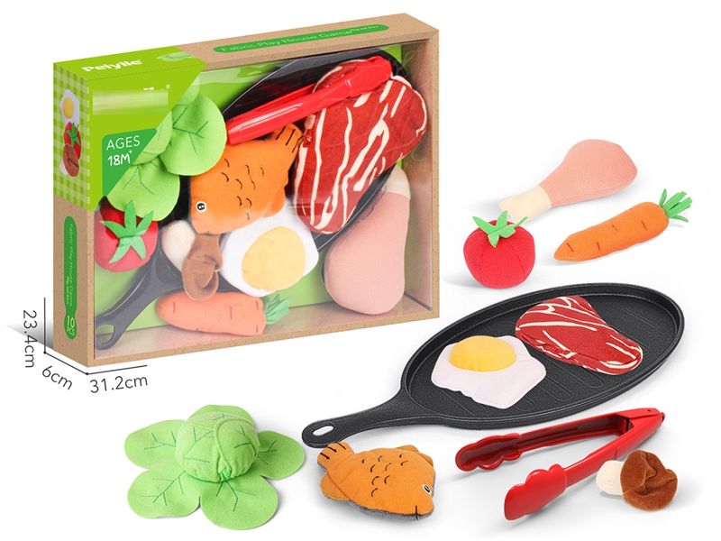 FABRIC FRYING FAN FELT SET,10PCS - HP1228075