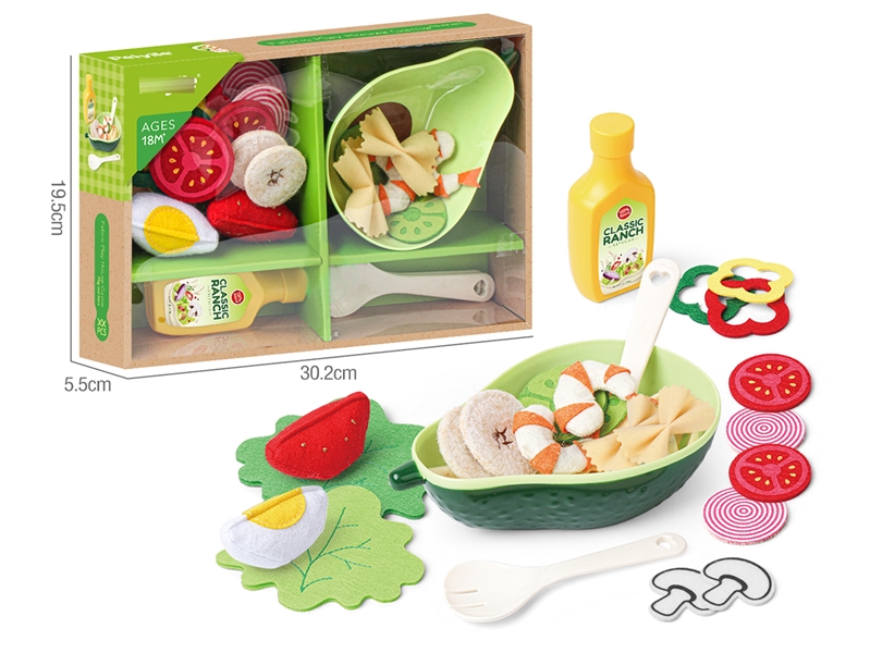 FABRIC AVOCADO BOWL FELT SET 52PCS - HP1228076