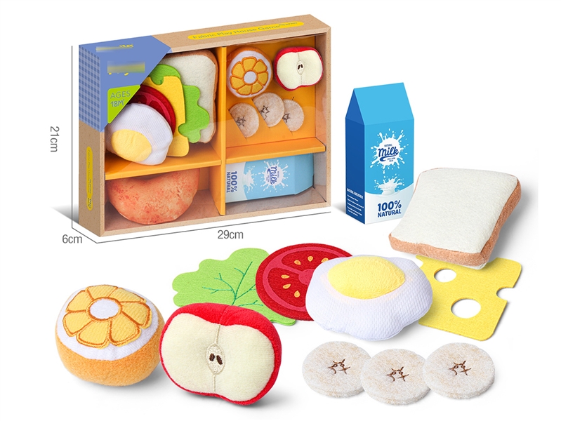 FELT FRUIT BREAKFAST SET 11PCS - HP1228083