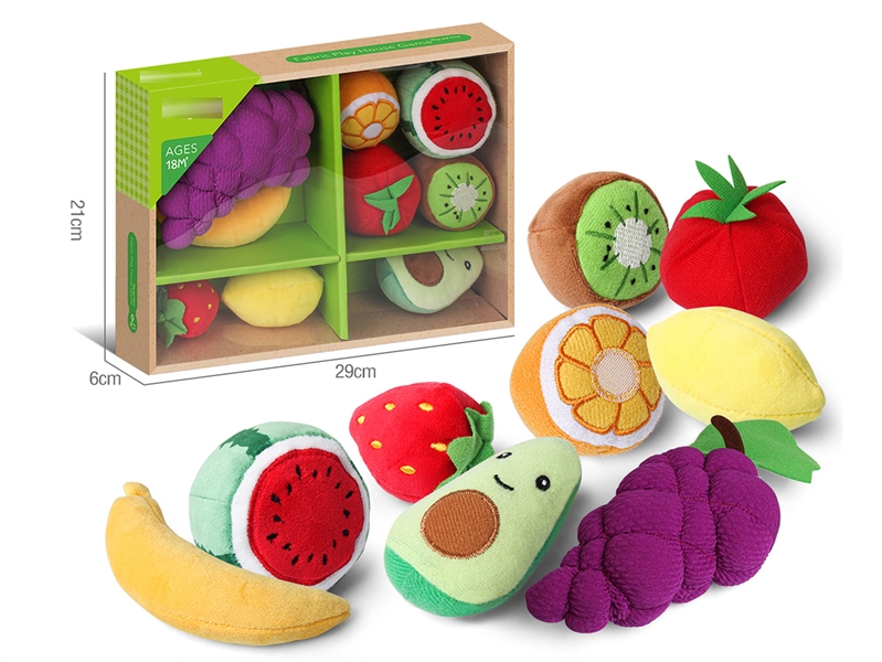 FELT FRUITS SET 9PCS - HP1228085