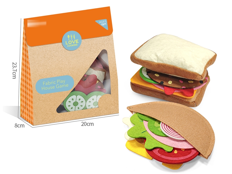 CLOTH MEXICAN TORTILLA BEEF BURGER SET - HP1228086