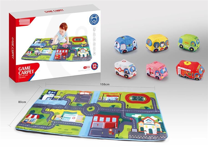 GAME BLANKET WITH CARTON CAR - HP1228268