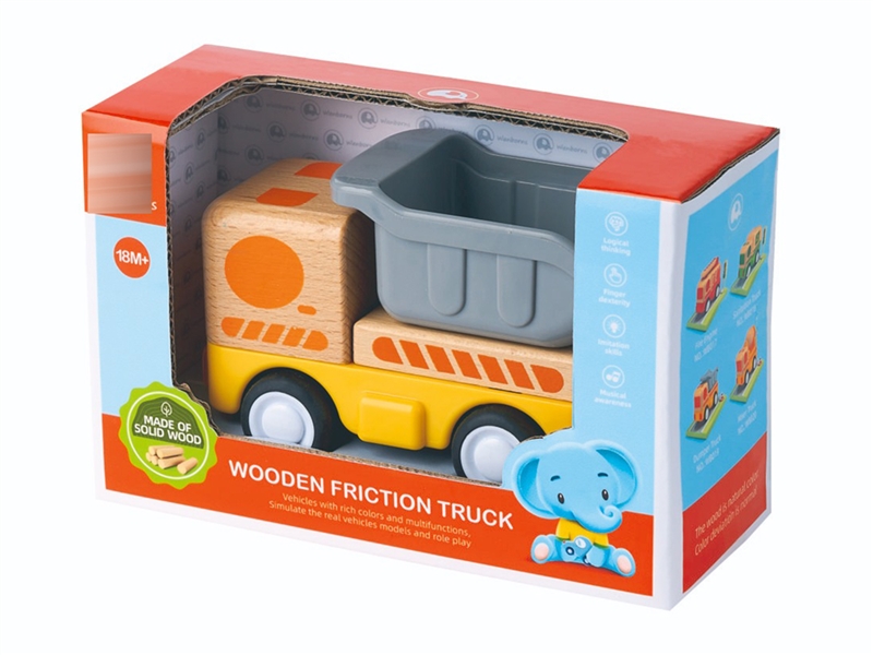 FREE WAY WOODEN TRUCK W/LIGHT & MUSIC - HP1228287