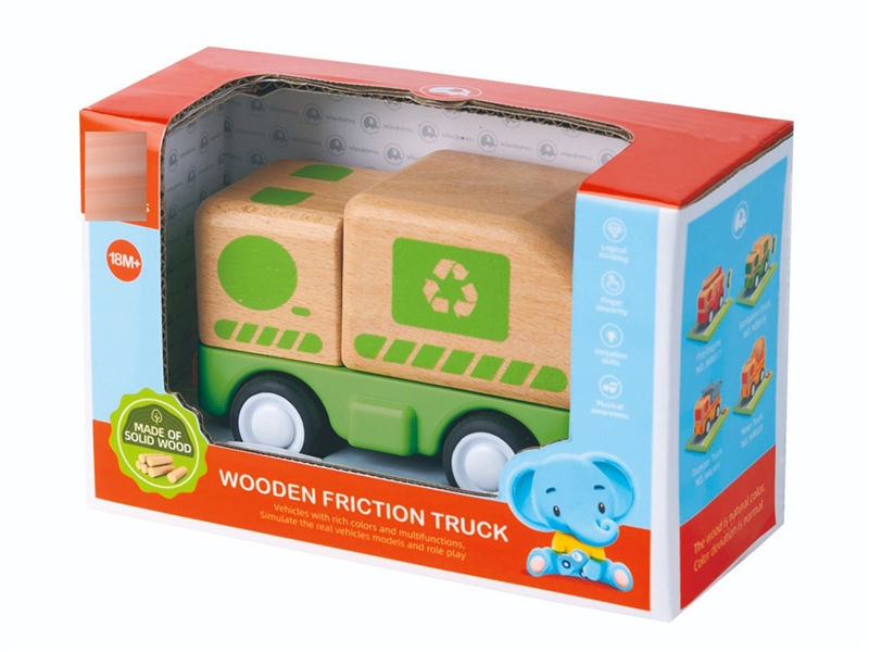FREE WAY WOODEN TRUCK W/LIGHT & MUSIC - HP1228290