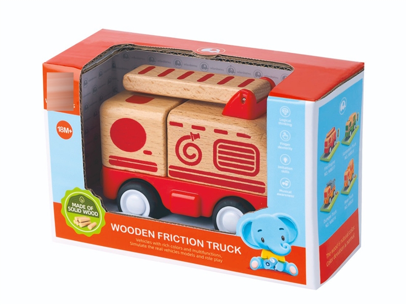 FREE WAY WOODEN TRUCK W/LIGHT & MUSIC - HP1228291