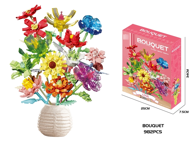 BUILDING BLOCKS 982PCS - HP1228382