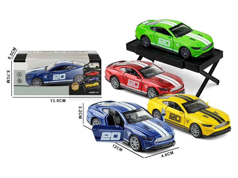 1:36 PULL BACK DIE-CAST CAR,3COLOURS - HP1228555