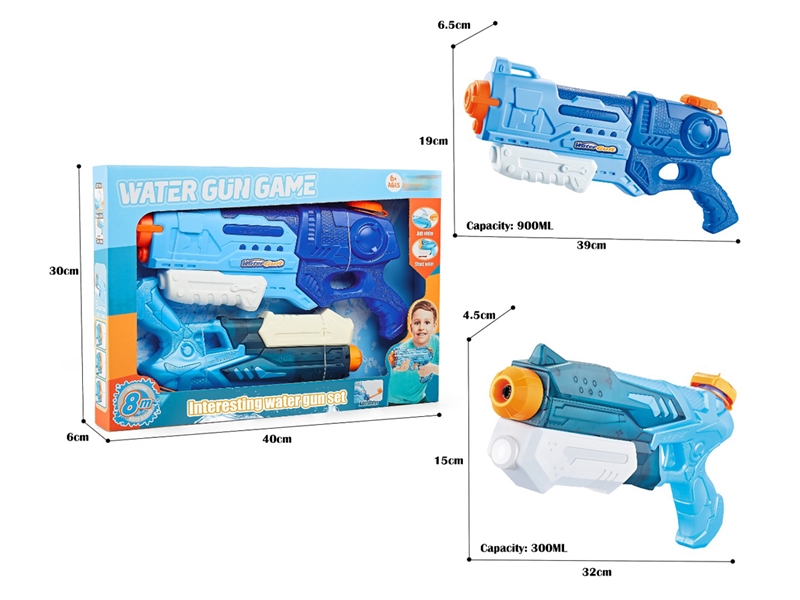 WATER GUN 2PCS,1000ML+230ML - HP1228704