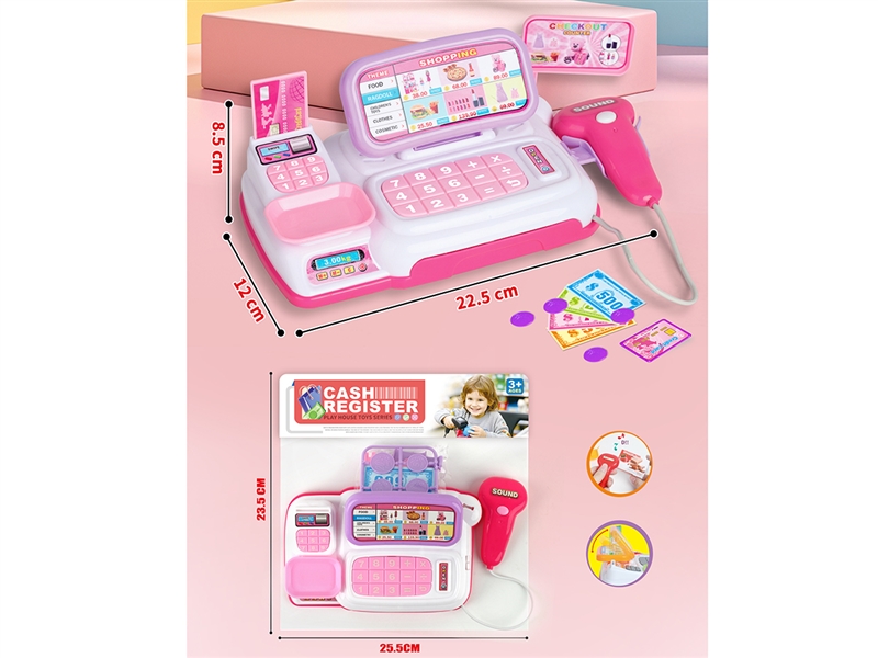 CASH REGISTER SET W/LIGHT & MUSIC - HP1229032