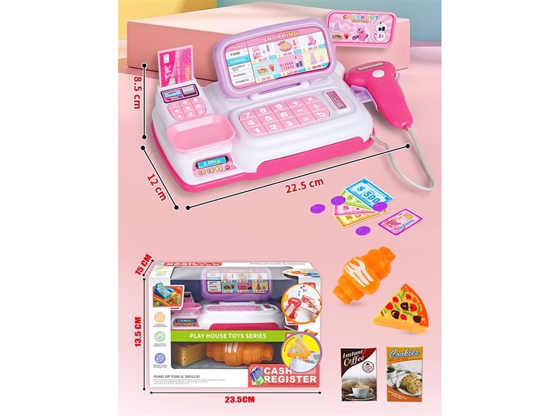 CASH REGISTER SET W/LIGHT & MUSIC - HP1229044
