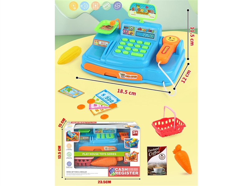 CASH REGISTER SET W/LIGHT & MUSIC - HP1229047