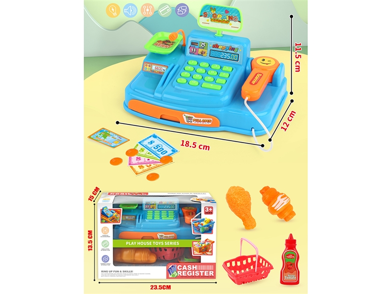 CASH REGISTER SET W/LIGHT & MUSIC - HP1229048