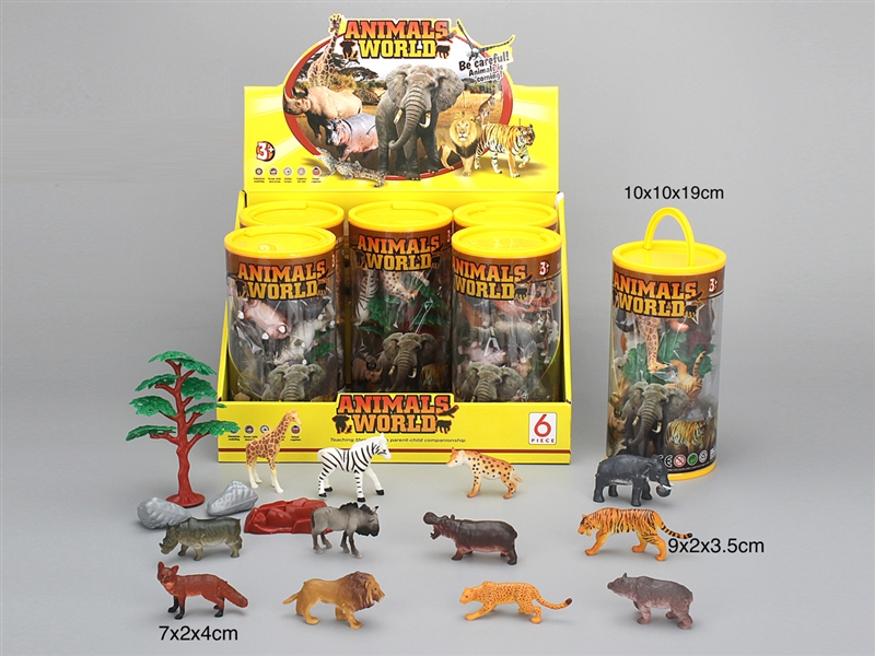 ANIMAL SET , 6PCS/DISPLAY BOX - HP1229625