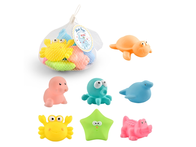 VINYL BATH TOYS,7PCS - HP1230210