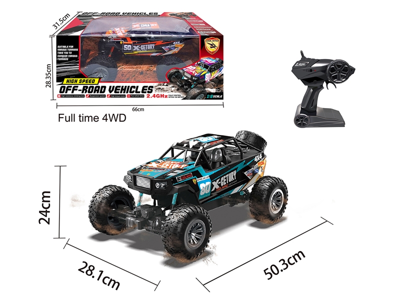 1:8 R/C CLIMBING CAR,2COLOURS - HP1230276