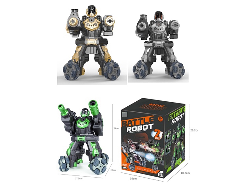 R/C BATTLE ROBOT W/LIGHT & MUSIC & SPRAY - HP1230277